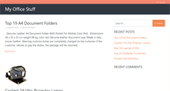 Desktop Screenshot of myofficestuff.com